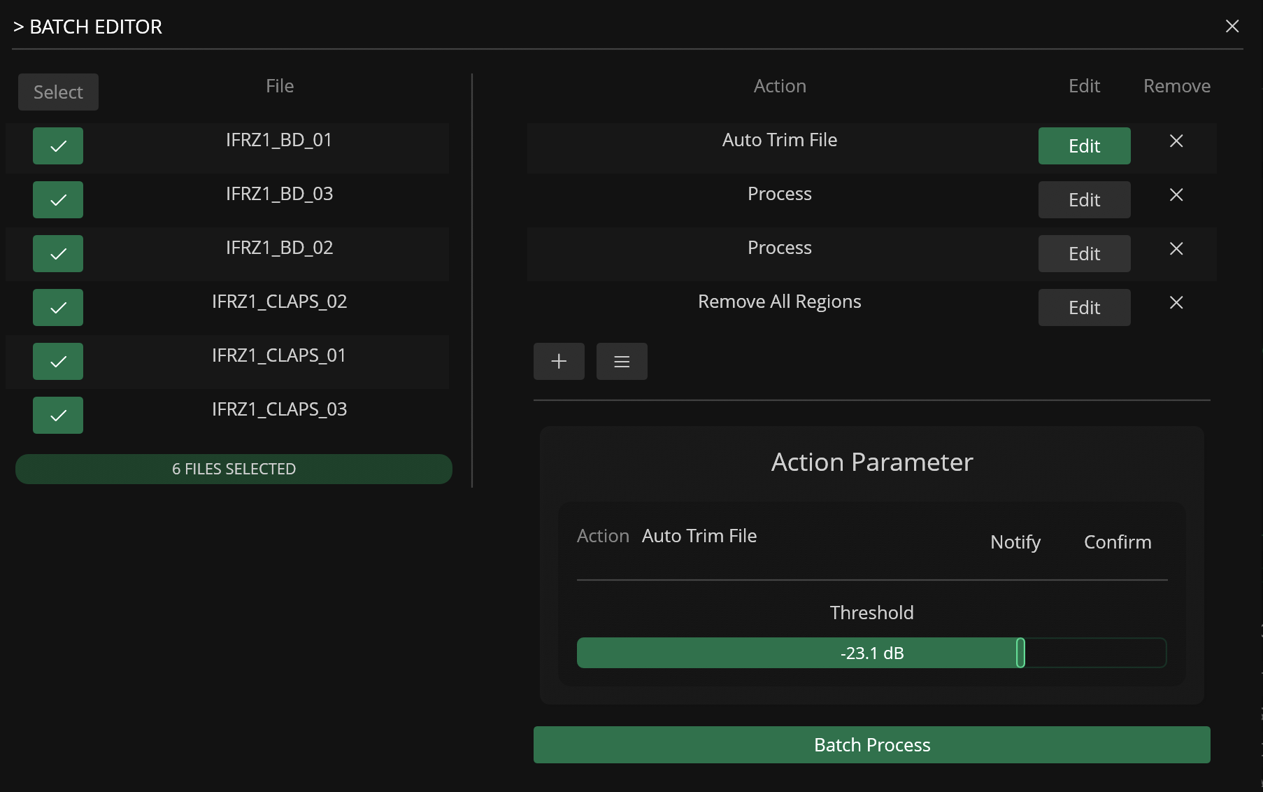 Batch Editor