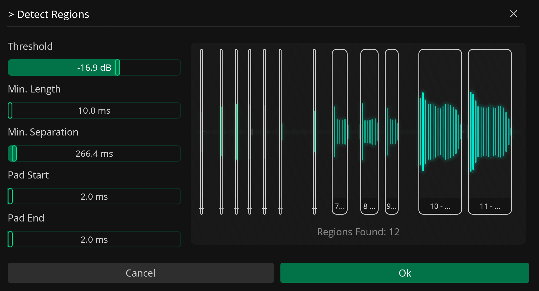 Detect Regions