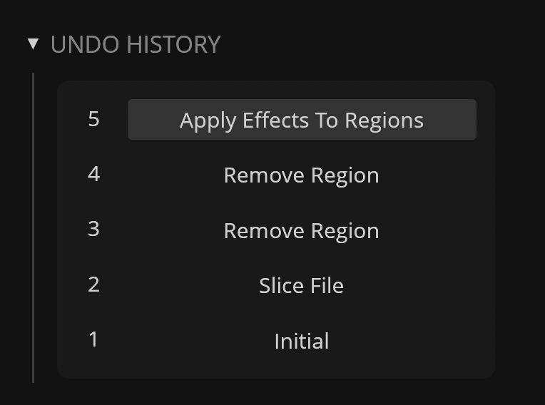 Undo History